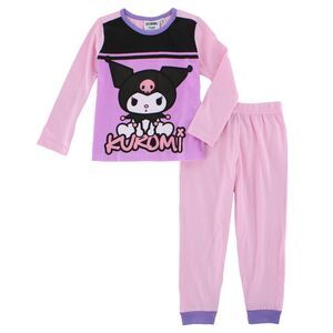 Textiel Trade Toddler Girls Kuromi Pajama Long Sleeve Set